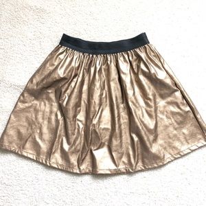 Charlotte Russe Metallic Skirt